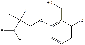 [2-chloro-6-(2,2,3,3-tetrafluoropropoxy)phenyl]methanol 结构式