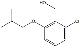 [2-chloro-6-(2-methylpropoxy)phenyl]methanol 结构式