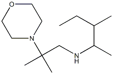 [2-methyl-2-(morpholin-4-yl)propyl](3-methylpentan-2-yl)amine 结构式