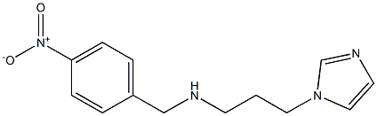 [3-(1H-imidazol-1-yl)propyl][(4-nitrophenyl)methyl]amine 结构式
