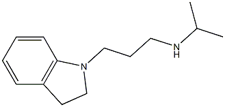 [3-(2,3-dihydro-1H-indol-1-yl)propyl](propan-2-yl)amine 结构式