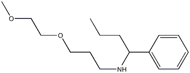 [3-(2-methoxyethoxy)propyl](1-phenylbutyl)amine 结构式