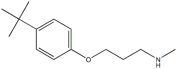 [3-(4-tert-butylphenoxy)propyl](methyl)amine 结构式