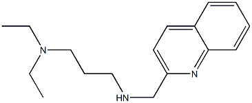 [3-(diethylamino)propyl](quinolin-2-ylmethyl)amine 结构式