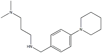 [3-(dimethylamino)propyl]({[4-(piperidin-1-yl)phenyl]methyl})amine 结构式