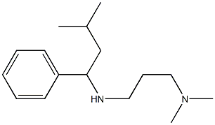 [3-(dimethylamino)propyl](3-methyl-1-phenylbutyl)amine 结构式