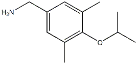 [3,5-dimethyl-4-(propan-2-yloxy)phenyl]methanamine 结构式