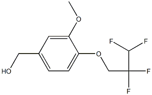 [3-methoxy-4-(2,2,3,3-tetrafluoropropoxy)phenyl]methanol 结构式