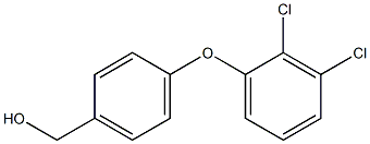 [4-(2,3-dichlorophenoxy)phenyl]methanol 结构式