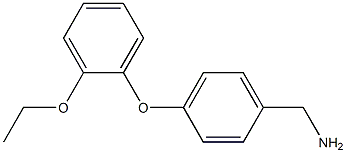 [4-(2-ethoxyphenoxy)phenyl]methanamine 结构式