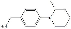 [4-(2-methylpiperidin-1-yl)phenyl]methanamine 结构式