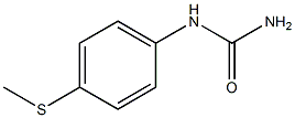 [4-(methylsulfanyl)phenyl]urea 结构式