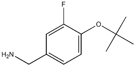 [4-(tert-butoxy)-3-fluorophenyl]methanamine 结构式