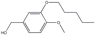 [4-methoxy-3-(pentyloxy)phenyl]methanol 结构式