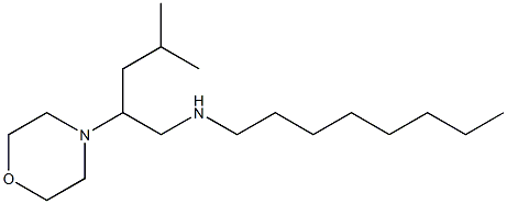 [4-methyl-2-(morpholin-4-yl)pentyl](octyl)amine 结构式