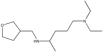 [5-(diethylamino)pentan-2-yl](oxolan-3-ylmethyl)amine 结构式