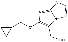 [6-(cyclopropylmethoxy)imidazo[2,1-b][1,3]thiazol-5-yl]methanol 结构式