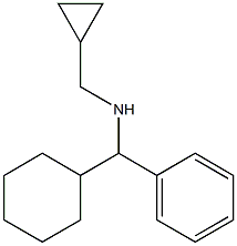 [cyclohexyl(phenyl)methyl](cyclopropylmethyl)amine 结构式