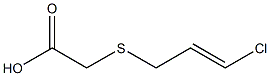 {[(2E)-3-chloroprop-2-enyl]thio}acetic acid 结构式