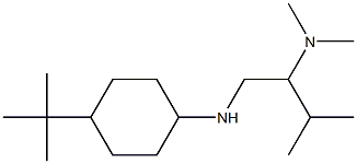 {1-[(4-tert-butylcyclohexyl)amino]-3-methylbutan-2-yl}dimethylamine 结构式