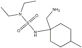 {1-[(diethylsulfamoyl)amino]-4-methylcyclohexyl}methanamine 结构式