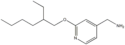 {2-[(2-ethylhexyl)oxy]pyridin-4-yl}methanamine 结构式
