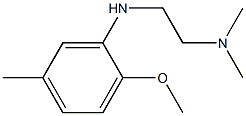 {2-[(2-methoxy-5-methylphenyl)amino]ethyl}dimethylamine 结构式