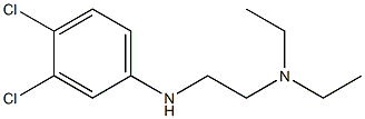 {2-[(3,4-dichlorophenyl)amino]ethyl}diethylamine 结构式