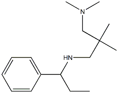 {2-[(dimethylamino)methyl]-2-methylpropyl}(1-phenylpropyl)amine 结构式