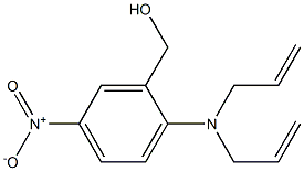 {2-[bis(prop-2-en-1-yl)amino]-5-nitrophenyl}methanol 结构式