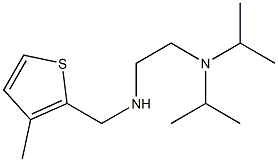 {2-[bis(propan-2-yl)amino]ethyl}[(3-methylthiophen-2-yl)methyl]amine 结构式
