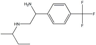 {2-amino-2-[4-(trifluoromethyl)phenyl]ethyl}(methyl)propan-2-ylamine 结构式