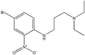 {3-[(4-bromo-2-nitrophenyl)amino]propyl}diethylamine 结构式