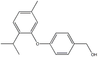 {4-[5-methyl-2-(propan-2-yl)phenoxy]phenyl}methanol 结构式