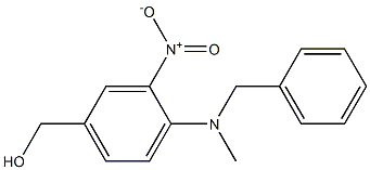 {4-[benzyl(methyl)amino]-3-nitrophenyl}methanol 结构式