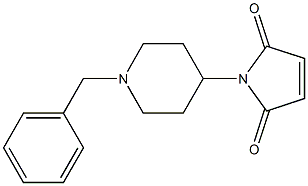 1-(1-benzylpiperidin-4-yl)-2,5-dihydro-1H-pyrrole-2,5-dione 结构式