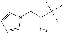 1-(1H-imidazol-1-yl)-3,3-dimethylbutan-2-amine 结构式