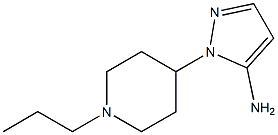 1-(1-propylpiperidin-4-yl)-1H-pyrazol-5-amine 结构式