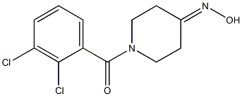 1-(2,3-dichlorobenzoyl)piperidin-4-one oxime 结构式