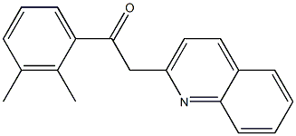 1-(2,3-dimethylphenyl)-2-(quinolin-2-yl)ethan-1-one 结构式