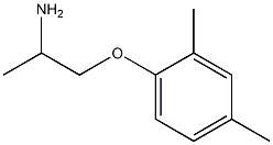 1-(2,4-dimethylphenoxy)propan-2-amine 结构式