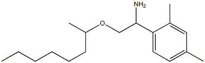 1-(2,4-dimethylphenyl)-2-(octan-2-yloxy)ethan-1-amine 结构式