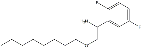 1-(2,5-difluorophenyl)-2-(octyloxy)ethan-1-amine 结构式