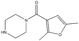 1-(2,5-dimethyl-3-furoyl)piperazine 结构式