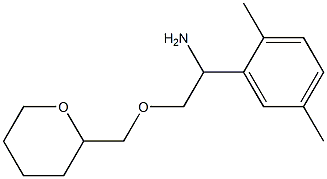 1-(2,5-dimethylphenyl)-2-(oxan-2-ylmethoxy)ethan-1-amine 结构式