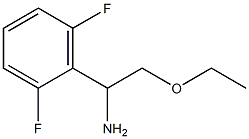 1-(2,6-difluorophenyl)-2-ethoxyethanamine 结构式