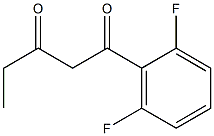 1-(2,6-difluorophenyl)pentane-1,3-dione 结构式