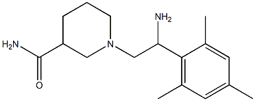 1-(2-amino-2-mesitylethyl)piperidine-3-carboxamide 结构式