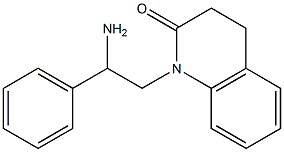 1-(2-amino-2-phenylethyl)-3,4-dihydroquinolin-2(1H)-one 结构式