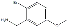 1-(2-bromo-5-methoxyphenyl)methanamine 结构式